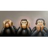 Maleri - Chimpanzee: No See, No Hear, No Speak