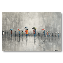 Maleri - A Walk in the Rain #1