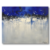 Abstrakt blåt maleri Blue Day