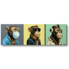 Maleri - Monkey See, Monkey Hear, Monkey Speak