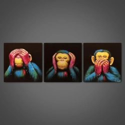 Maleri - Abes: No See, No Hear, No Speak II