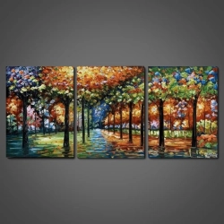 Maleri - Glittering Trees