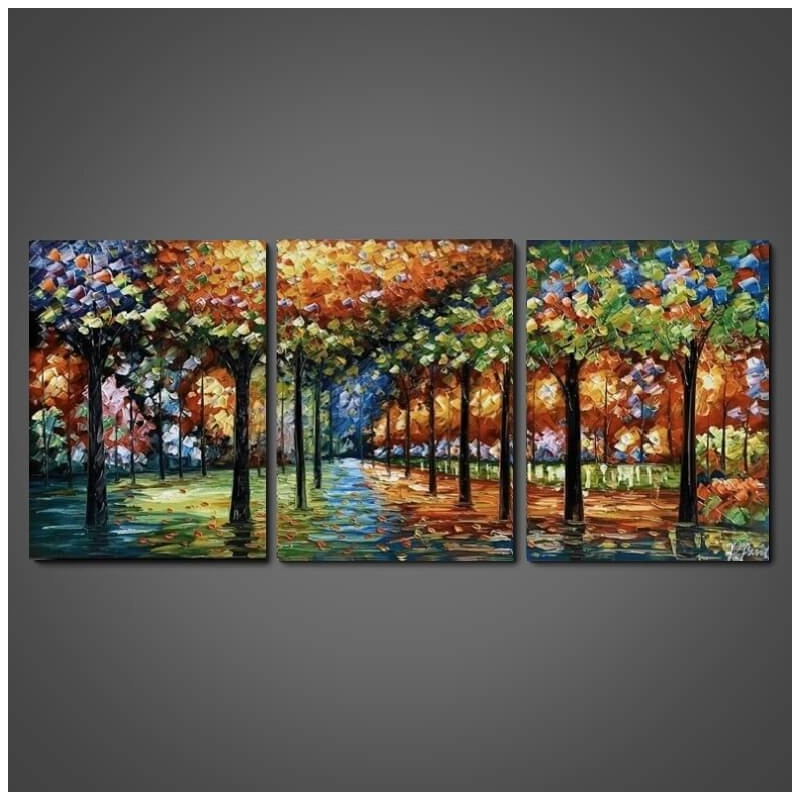 Maleri - Glittering Trees
