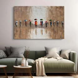 Maleri - A Walk in the Rain I