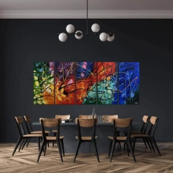 Maleri - Colorful Explosion