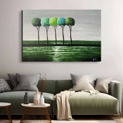 Maleri - Green Trees