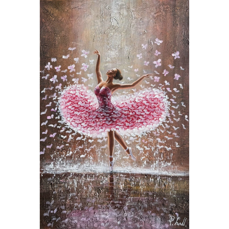 Maleri - Ballet White