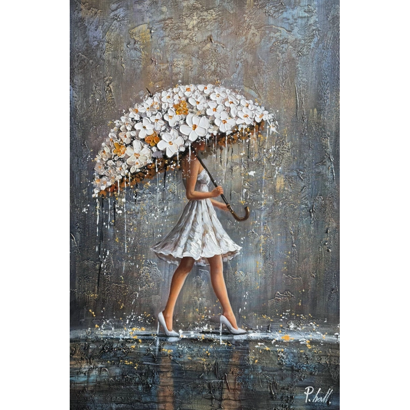 Maleri - Ballet White