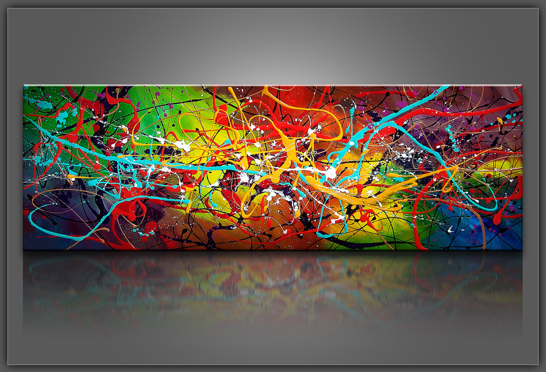 Farverige malerier hos galleri mynewart